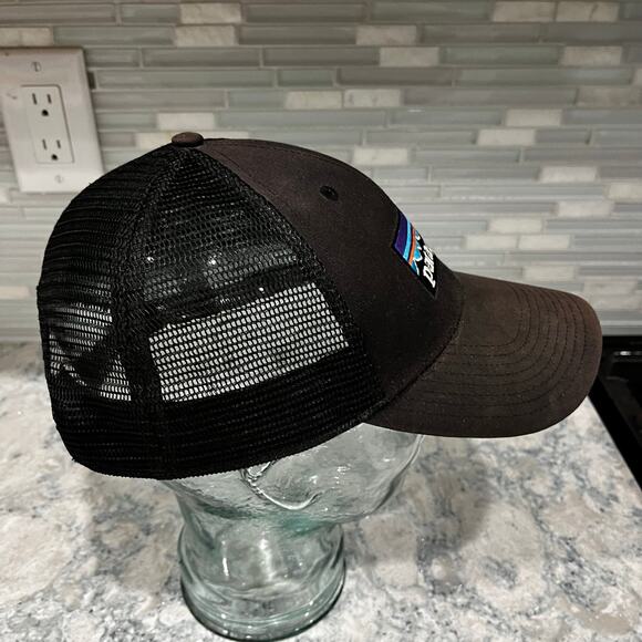 Vintage Patagonia Patch On Front Mesh Back Snap Back Baseball Cap Hat - Picture 6 of 7